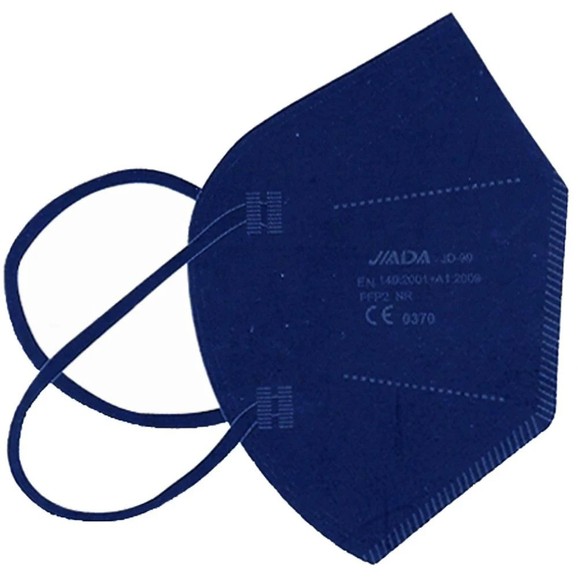 Jiada Filtering Half Mask FFP2 NR 1 Τεμάχιo - Σκούρο Μπλε
