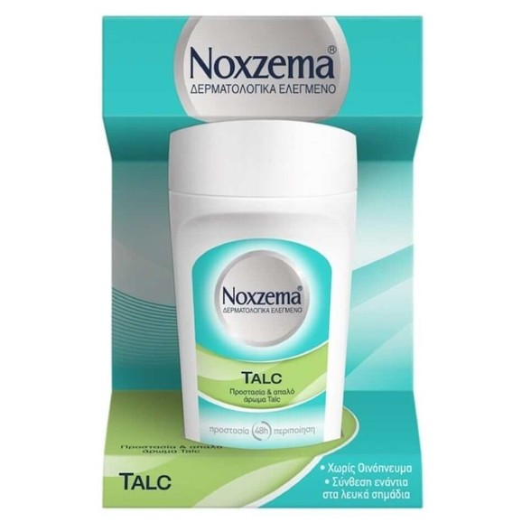 Noxzema Roll On Talc Αντιιδρωτικό Αποσμητικό Φιλικό με το Δέρμα 50ml Noxzema Roll On Talc Αντιιδρωτικό Αποσμητικό Φιλικό με το Δέρμα 50ml
