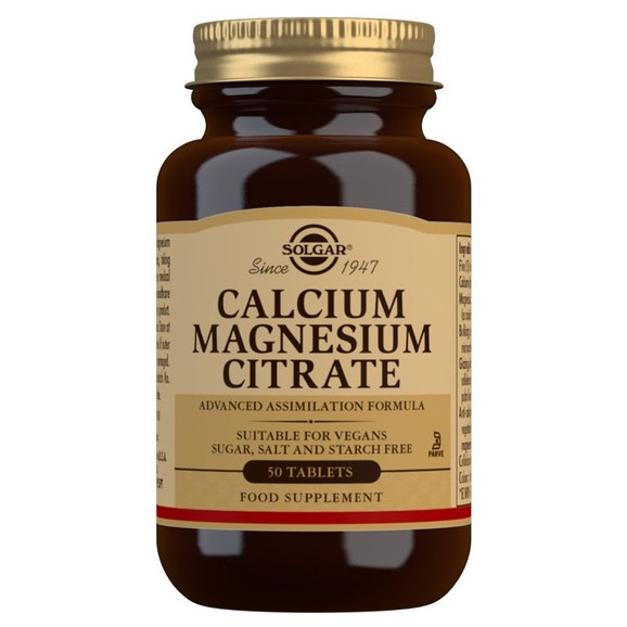 Solgar Calcium Magnesium Citrate 50 tabs Solgar Calcium Magnesium Citrate 50 tabs