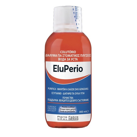 EluPerio Στοματικό Διάλυμα Χλωρεξιδίνης 0,12% για Υγιή Ούλα 300ml