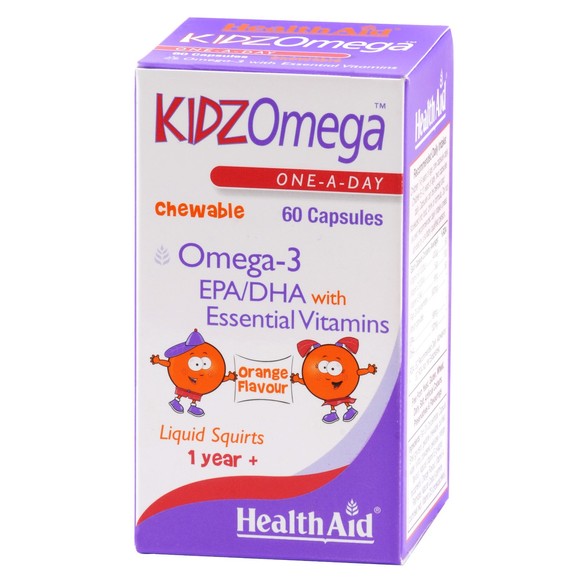 Health Aid KIDZ Omega Orange 60 Chew.caps