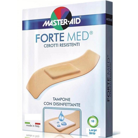 Master Aid Forte Med Φαρδιά  78Χ26mm  10Strip