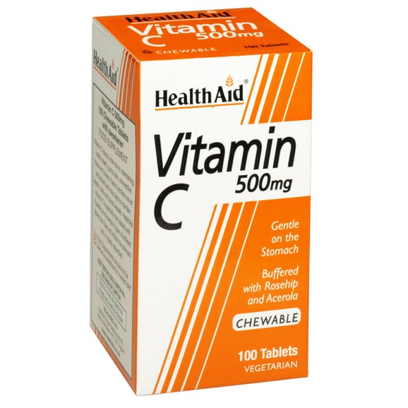 Health Aid Vitamin C 500mg 100 Chew.tabs