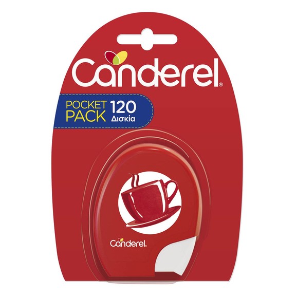 Canderel Original Delicious Sweet Taste Υπέροχη Γεύση Χωρίς Θερμίδες 120Δίσκια