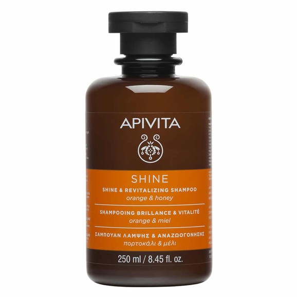 Apivita Shine & Revitalizing Shampoo With Orange & Honey 250ml Apivita Shine & Revitalizing Shampoo With Orange & Honey 250ml