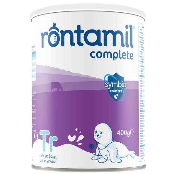 Rontamil Complete Tr Βρεφικό Γάλα σε Σκόνη για την Αντιμετώπιση της Δυσκοιλιότητας, από την Γέννηση 400gr
