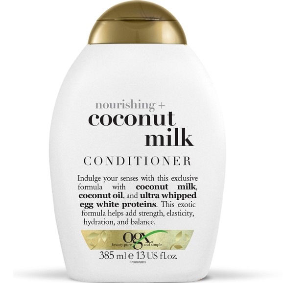 OGX Coconut Milk Conditioner Nourishing Μαλακτική Κρέμα Θρέψης για Υγιή, Δυνατά Μαλλιά 385ml