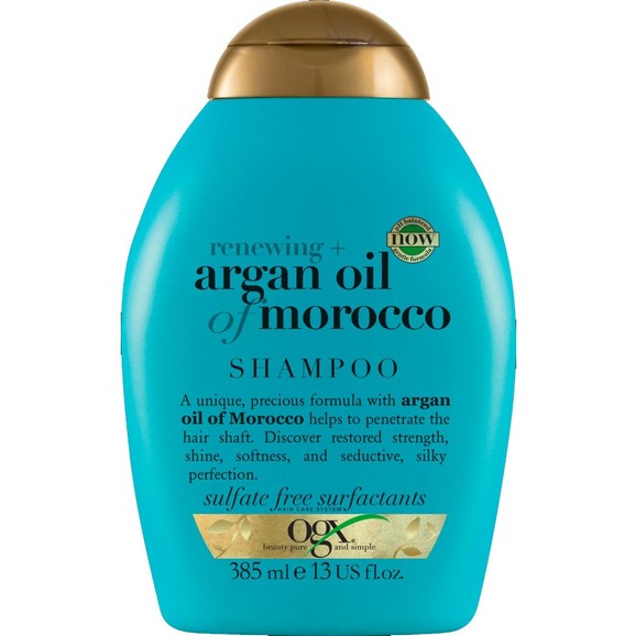 OGX Argan Oil of Morocco Shampoo Renewing Σαμπουάν Αναδόμησης με Έλαιο Argan για Απαλά Μεταξένια Μαλλιά 385ml
