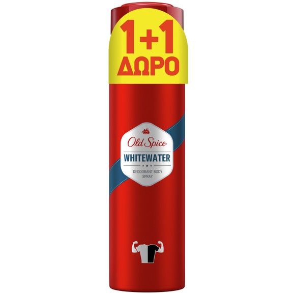 Old Spice Πακέτο Προσφοράς Whitewater Deodorant Body Spray 2x150ml