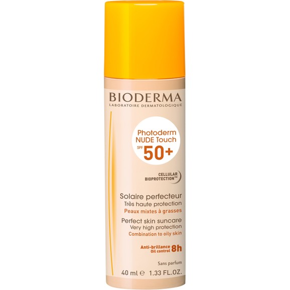 Δώρο Bioderma Photoderm Nude Touch Natural Color Spf50+ Πολύ Υψηλή Αντηλιακή Προστασία για Ματ Κάλυψη & Φυσική Απόχρωση 40ml