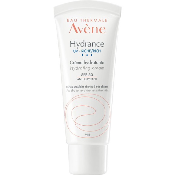 Avene Hydrance UV Riche Cream Spf30 Ενυδατική Κρέμα Πλούσιας Υφής για Ξηρές & Πολύ Ξηρές Επιδερμίδες 40ml