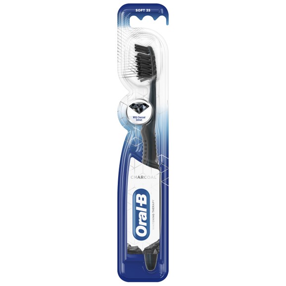 Oral-B Charcoal Whitening Therapy Soft 35 Toothbrush 1 Τεμάχιο