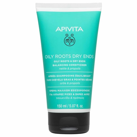 Apivita Oily Roots Dry Ends Balancing Conditioner Κρέμα Μαλλιών με Τσουκνίδα & Πρόπολη 150ml Apivita Oily Roots Dry Ends Balancing Conditioner Κρέμα Μαλλιών με Τσουκνίδα & Πρόπολη 150ml
