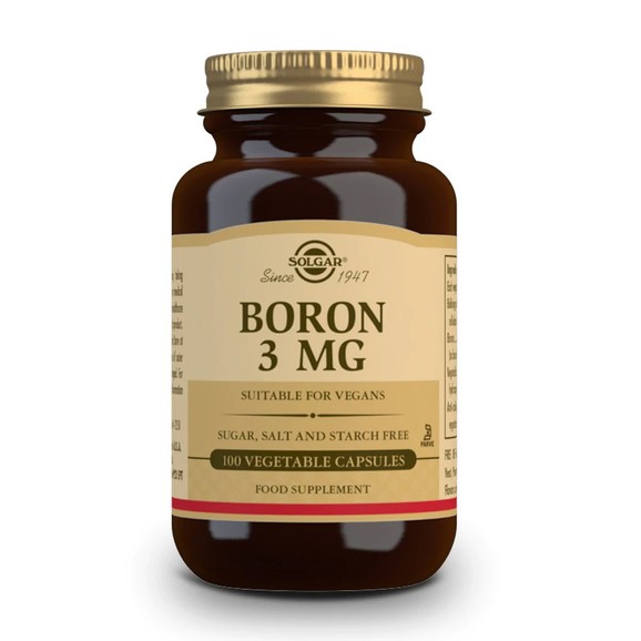 Solgar Boron 3mg 100veg.tabs Solgar Boron 3mg 100veg.tabs