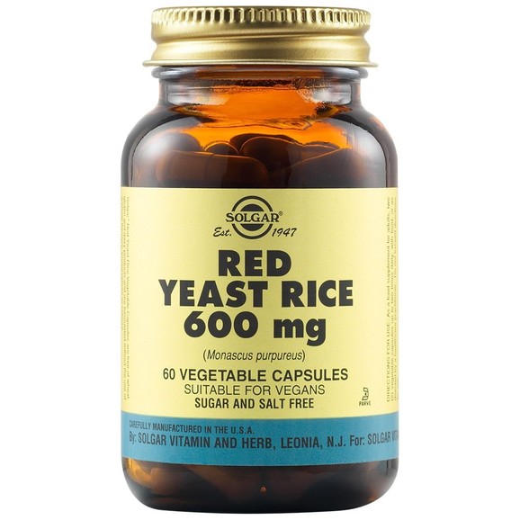 Solgar Red Yeast Rice 600mg 60veg.caps