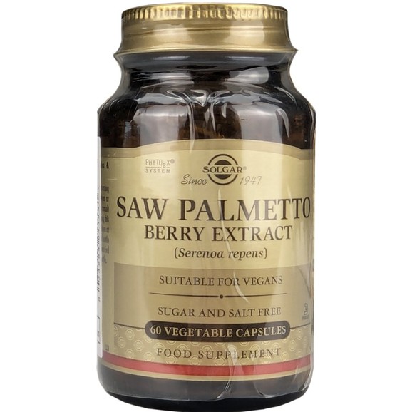 Solgar Saw Palmetto Berry Extract 60veg.caps Solgar Saw Palmetto Berry Extract 60veg.caps