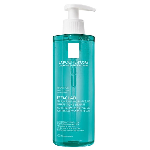 La Roche-Posay Effaclar Gel Purifiant Micro Peeling Gel για Επίμονες Ατέλειες & Δέρμα με Τάση Ακμής 400ml La Roche-Posay Effaclar Gel Purifiant Micro Peeling Gel για Επίμονες Ατέλειες & Δέρμα με Τάση Ακμής 400ml
