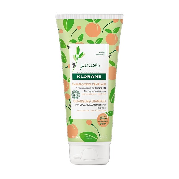 Klorane Junior Detangling Shampoo with Peach Fragrance Απαλό Προστατευτικό Παιδικό Σαμπουάν με Αρωμα Ροδάκινο 200ml Klorane Junior Detangling Shampoo with Peach Fragrance Απαλό Προστατευτικό Παιδικό Σαμπουάν με Αρωμα Ροδάκινο 200ml