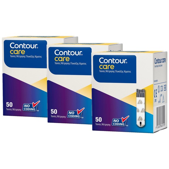 Ascensia Πακέτο Προσφοράς Contour Care 3x50 strips