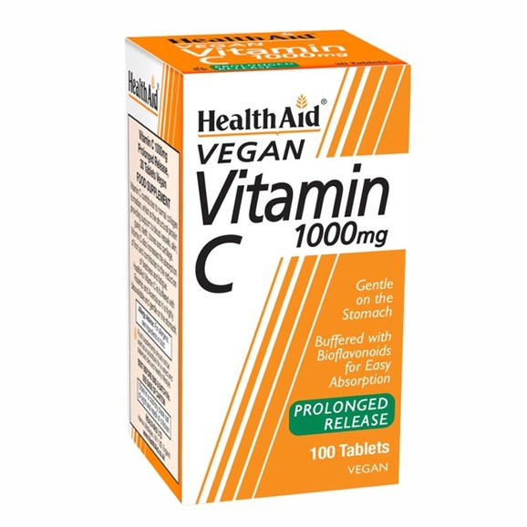Health Aid Vitamin C 1000mg With Bioflavonoids 100tabs