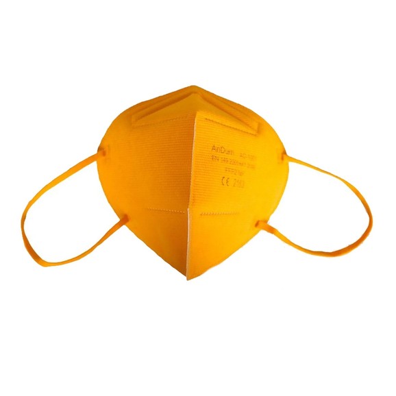 Jiada Non Medical 5ply Mask FFP2 NR Πορτοκαλί Χρώμα 1 Τεμάχιο