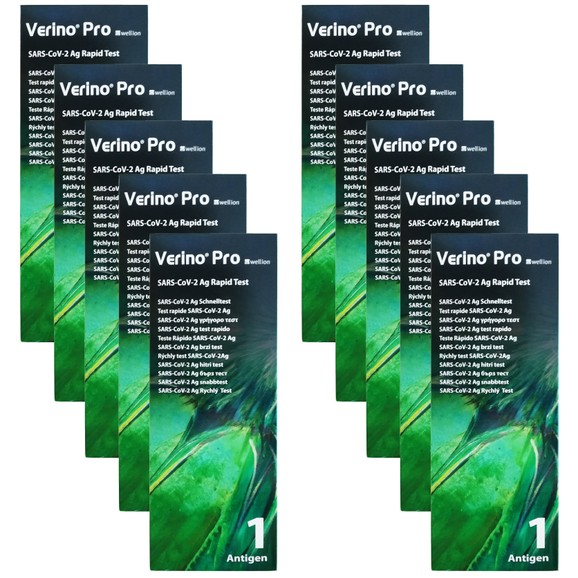Wellion Πακέτο Προσφοράς Verino Pro Sars 2019-nCov Antigen Rapid Self Test 10 Τεμάχια