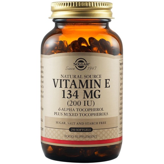 Solgar Vitamin E 134mg, 250 Softgels