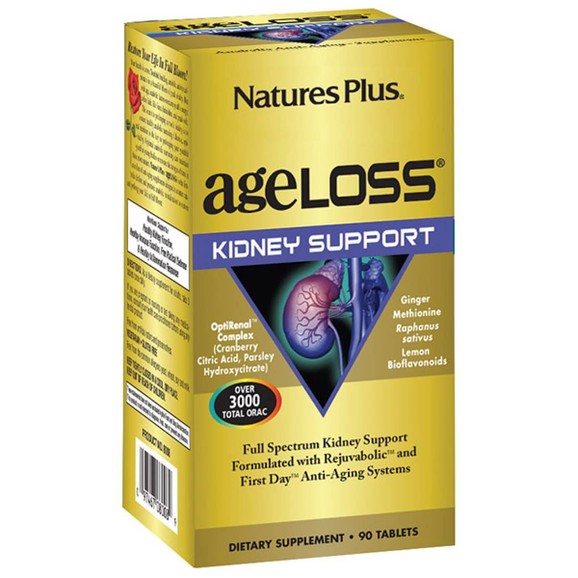 Natures Plus Ageloss Kidney Support 90 Συμπλήρωμα Διατροφής για την Υποστήριξη των Νεφρών 90 Ταμπλέτες Natures Plus Ageloss Kidney Support 90 Συμπλήρωμα Διατροφής για την Υποστήριξη των Νεφρών 90 Ταμπλέτες