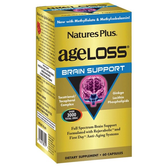 Natures Plus Ageloss Brain Support Συμπλήρωμα Διατροφής για την Υποστήριξη των Εγκεφαλικών Λειτουργιών 60caps Natures Plus Ageloss Brain Support Συμπλήρωμα Διατροφής για την Υποστήριξη των Εγκεφαλικών Λειτουργιών 60caps