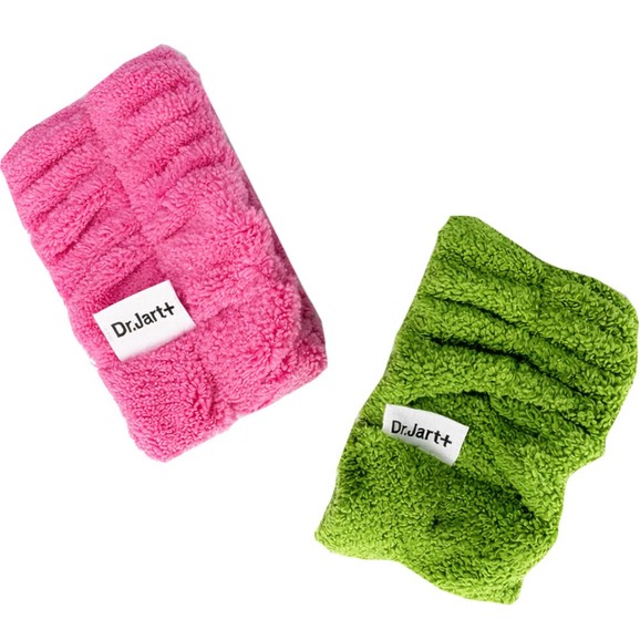 Δώρο Dr.Jart+ Washcloth Wrist Band Pink & Green 2 Τεμάχια
