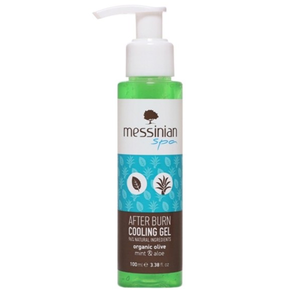 Messinian Spa After Burn With Organic Olive Oil Mint & Aloe Colling Body Gel 100ml