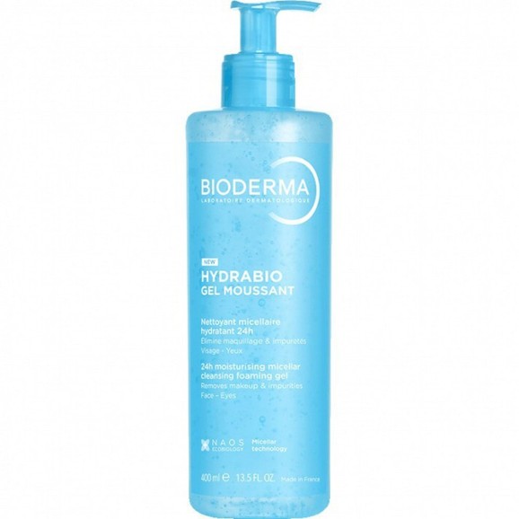 Bioderma Hydrabio 24H Moisturising Micellar Cleansing Foaming Gel Moussant 400ml
