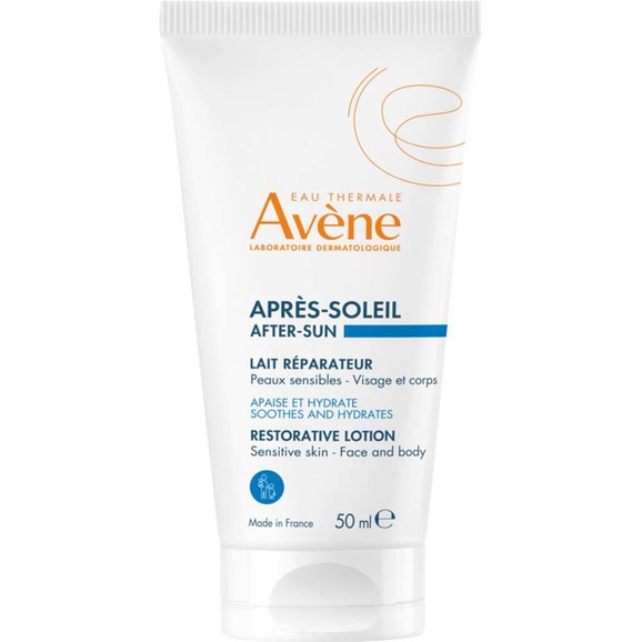 Avene After Sun Restorative Lotion for Face & Body Travel Size 50ml