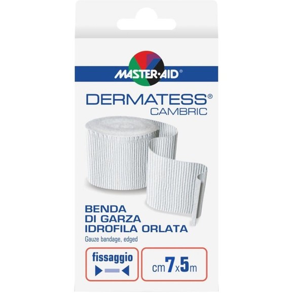 Master Aid Dermatess Cambric Gauze Bandage 5cm x 7cm 1 Τεμάχιο