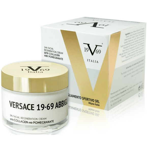 Versace 19.69 Italia Cream 24h Κρέμα Ανάπλασης Προσώπου με Κολλαγόνο & Ρόδι για Όλους τους Τύπους Δέρματος 50ml