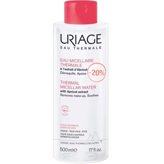 Uriage Thermal Micellar Water with Apricot Extract 500ml σε Ειδική Τιμή
