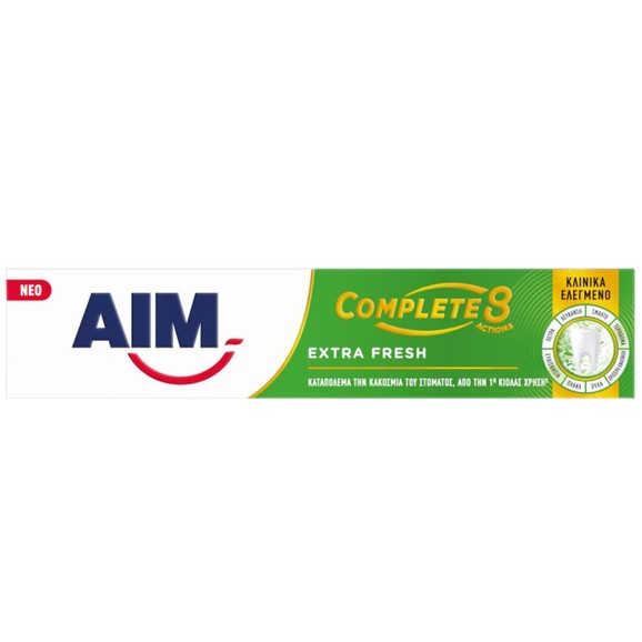 Aim Complete 8 Actions Extra Fresh Toothpaste 75ml Aim Complete 8 Actions Extra Fresh Toothpaste 75ml