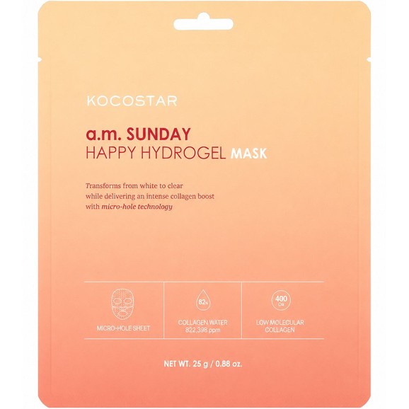 Δώρο Kocostar A.M. Sunday Happy Hydrogel Face Mask 25g