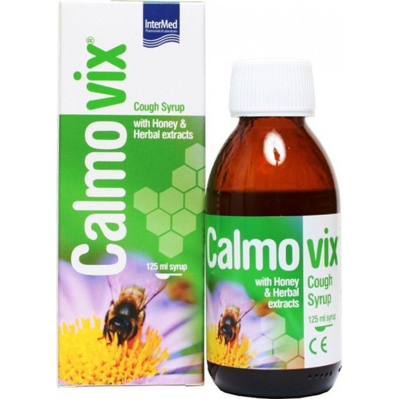 Intermed Calmovix Syrup for Dry Cough with Honey & Herbal Extracts 125ml