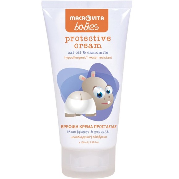 Macrovita Babies Oat Oil & Camomile Protective Cream 100ml