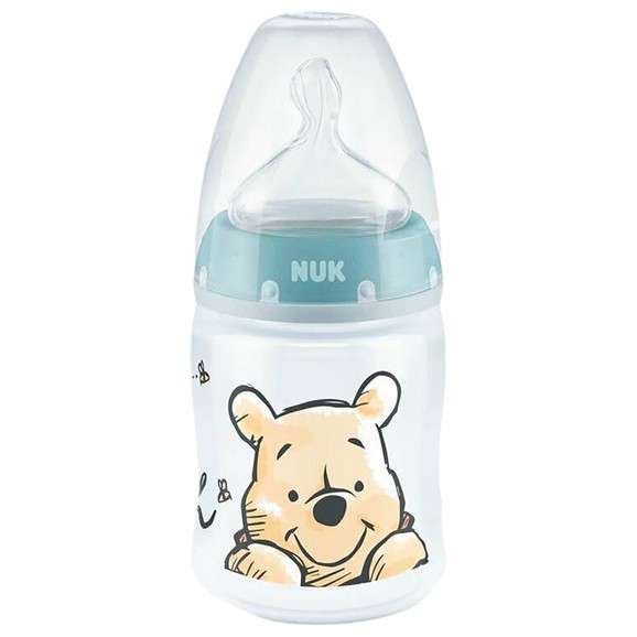 Nuk Disney Winnie the Pooh First Choice Plus PP Non Colic Bottle 0-6m Blue 150ml