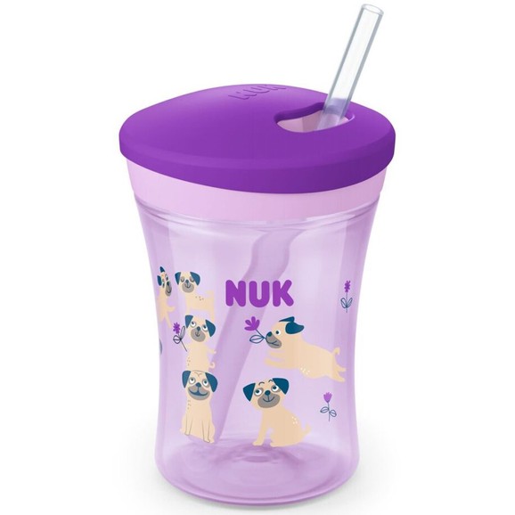 Nuk Action Cup 12m+, 230ml - Μωβ Nuk Action Cup 12m+, 230ml - Μωβ
