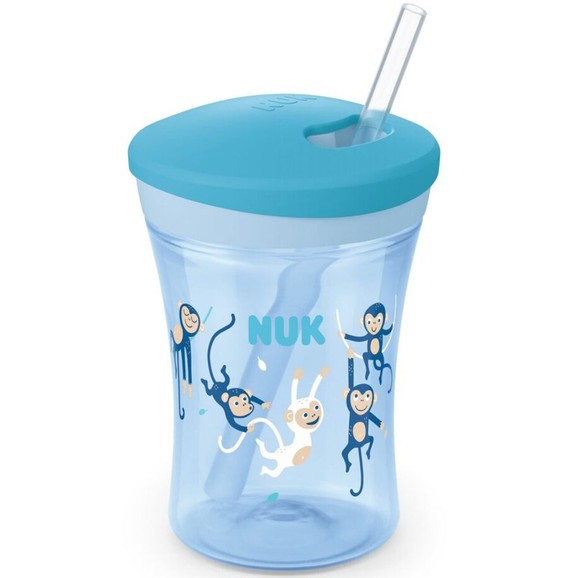 Nuk Action Cup 12m+, 230ml - Γαλάζιο Nuk Action Cup 12m+, 230ml - Γαλάζιο