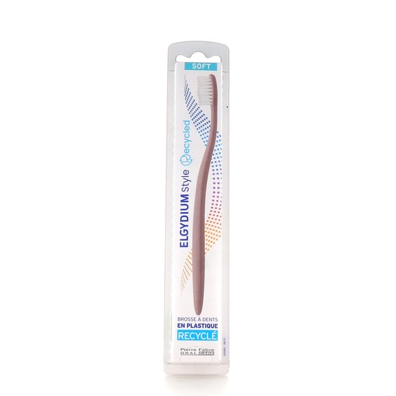 Elgydium Style Recycled Toothbrush Soft 1 Τεμάχιο - Ροζ