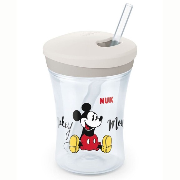 Nuk Disney Micky Mouse Action Cup 12m+ Γκρι 230ml