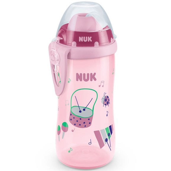 Nuk Flexi Cup First Choice 12m+ 300ml - Ροζ