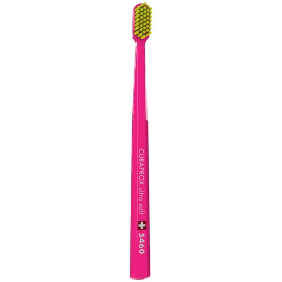 Curaprox CS 5460 Ultra Soft Toothbrush 1 Τεμάχιο - Φούξια/ Λαχανί