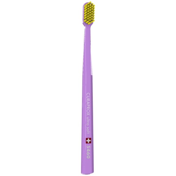 Curaprox CS 5460 Ultra Soft Toothbrush 1 Τεμάχιο - Λιλά/ Κίτρινο