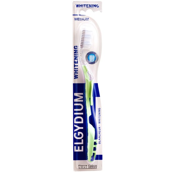 Elgydium Whitening Medium Toothbrush 1 Τεμάχιο - Πράσινο
