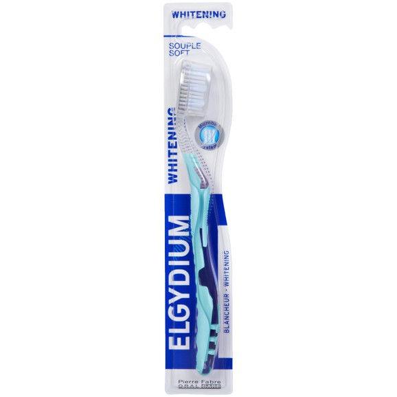 Elgydium Whitening Soft Toothbrush 1 Τεμάχιο - Γαλάζιο